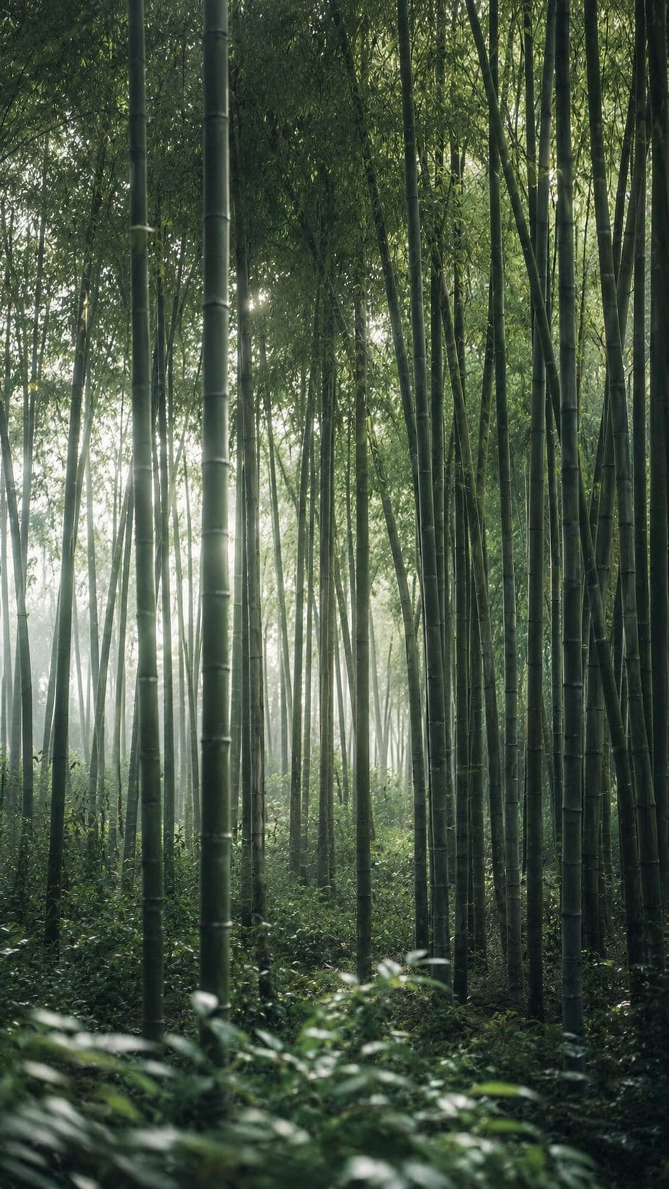 竹林里的光